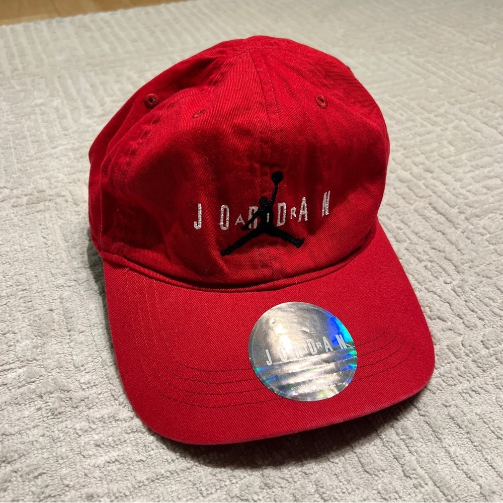 Nike Air Jordan Red Youth Velcro Hat / Cap